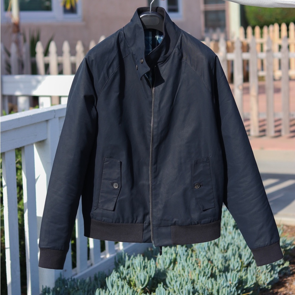 Black Bonobos Harrington jacket, size Medium. Excellent condition!